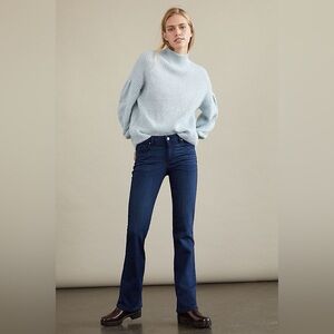 PAIGE Manhattan High-Rise Bootcut Denim Jeans, Sz 25